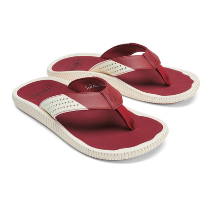 OluKai Ulele - Off White / Deep Red