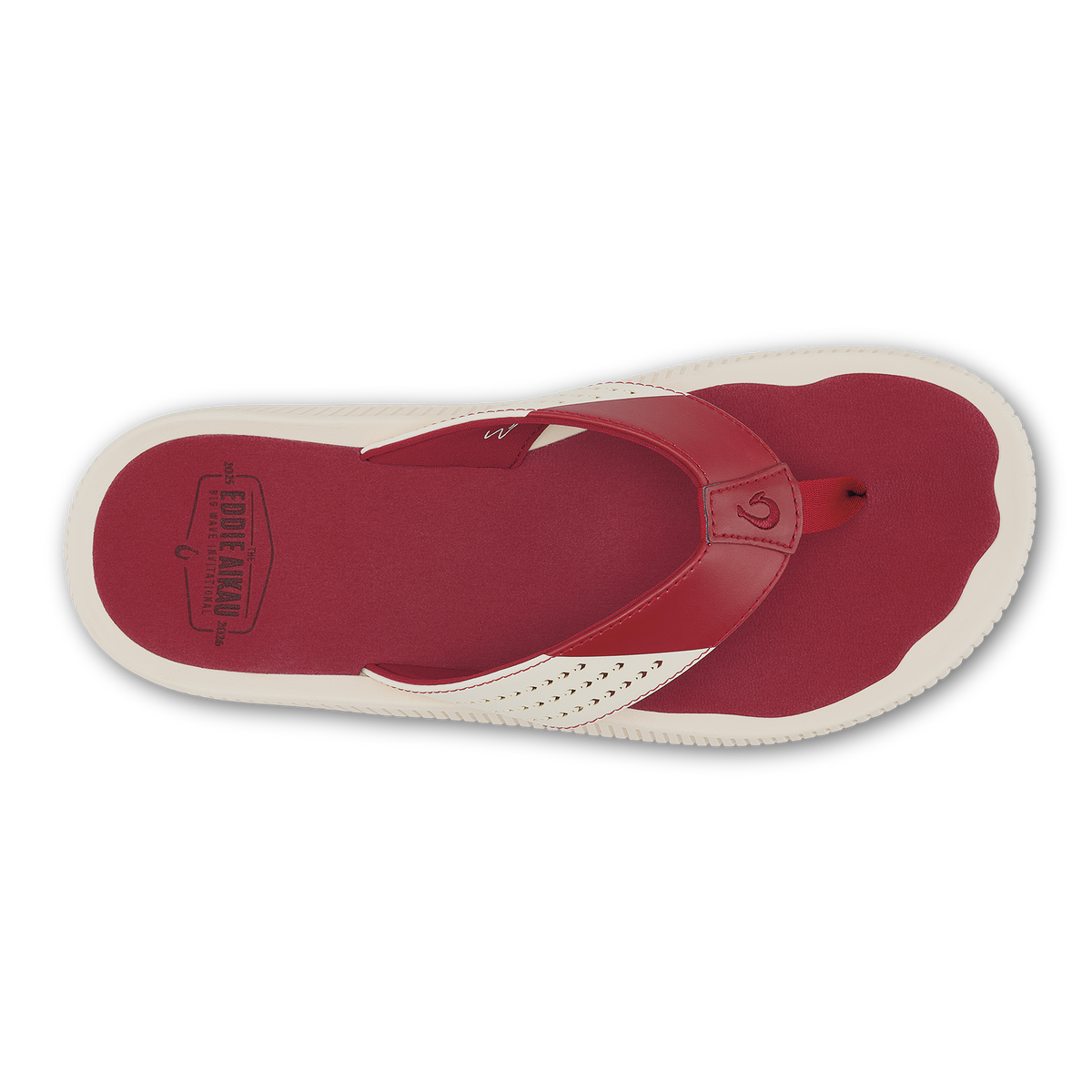 OluKai Ulele - Off White / Deep Red