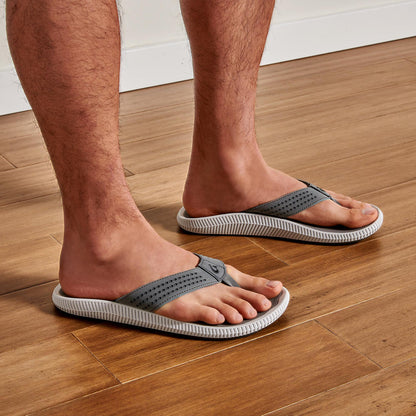 OluKai Ulele Men's Water-Ready Beach Sandals - Stone