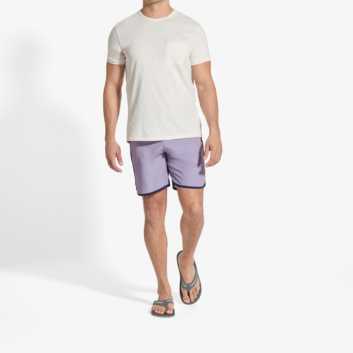 OluKai ʻOhana Palua - Cloud Grey / Rock