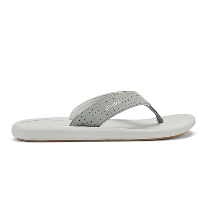 OluKai Ki‘i Men’s Water Ready Beach Sandals - Ash / Sterling
