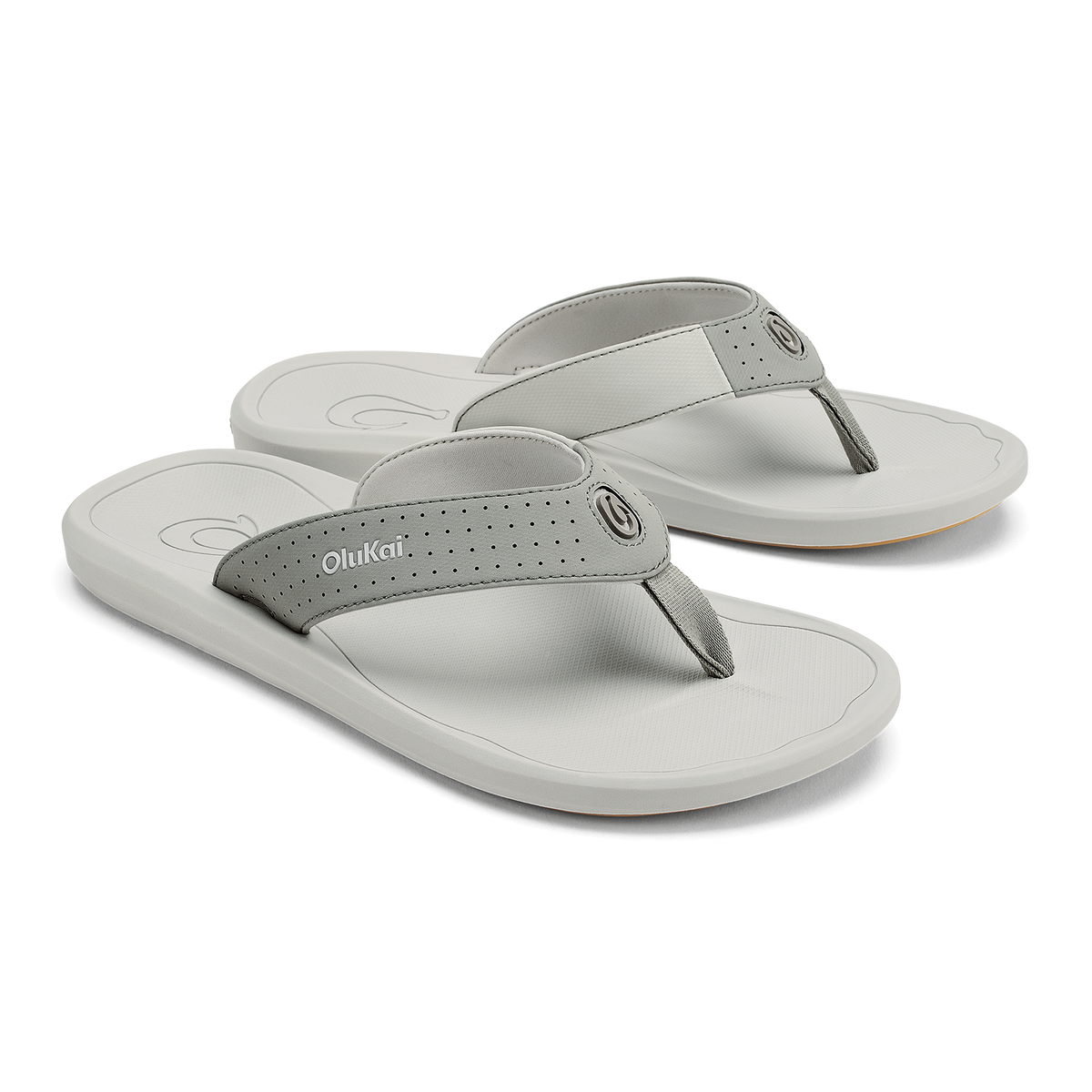 OluKai Ki‘i Men’s Water Ready Beach Sandals - Ash / Sterling