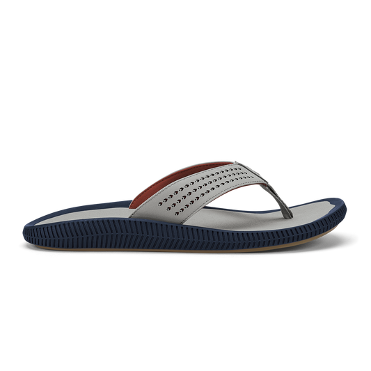 OluKai Ulele Men's Beach Sandals - Ash