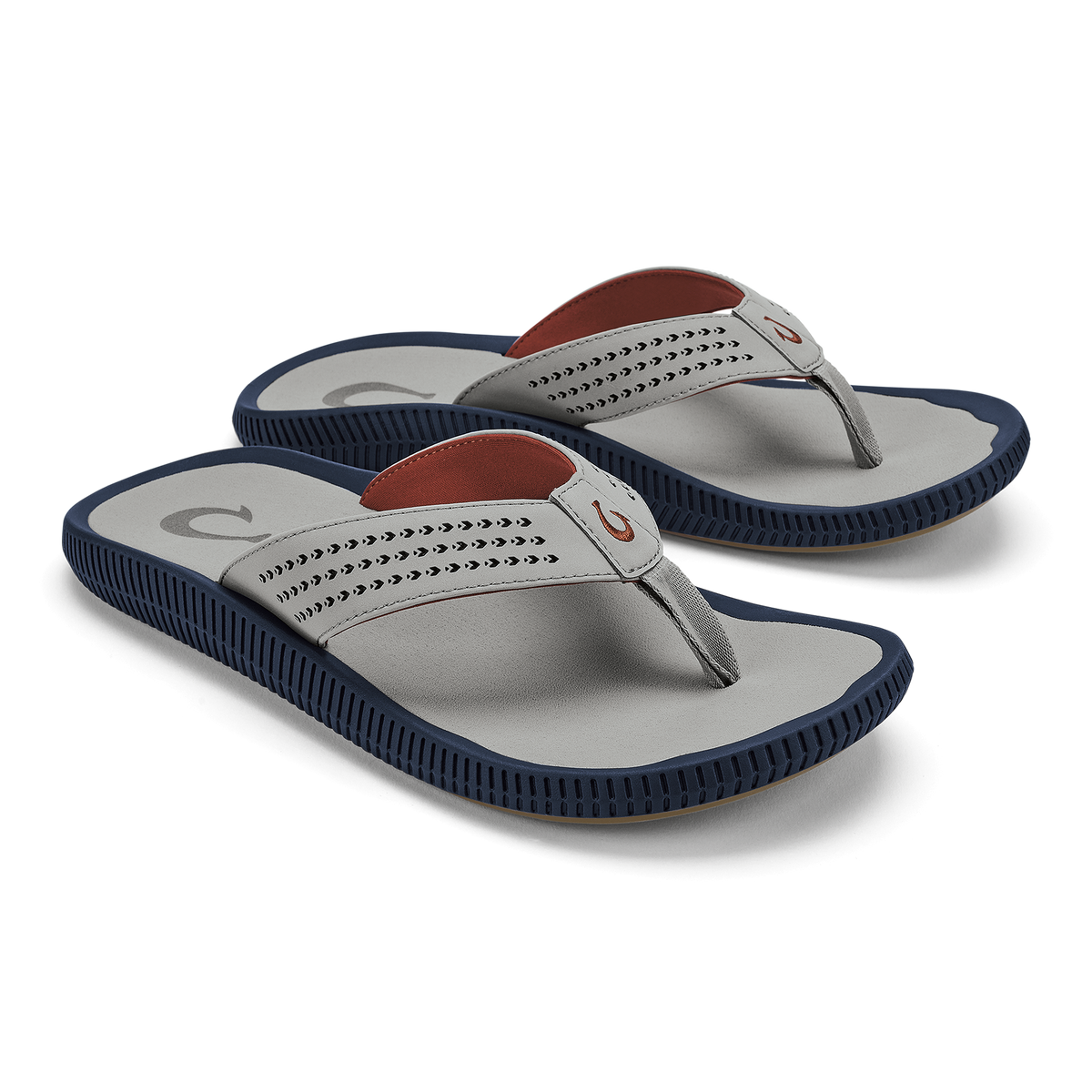 OluKai Ulele Men's Beach Sandals - Ash