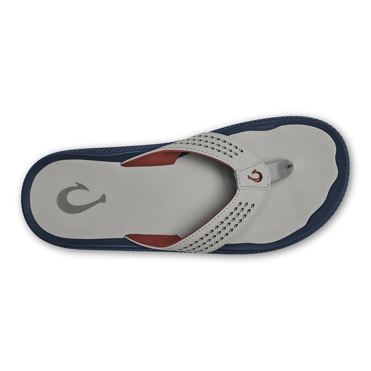 OluKai Ulele Men's Beach Sandals - Ash