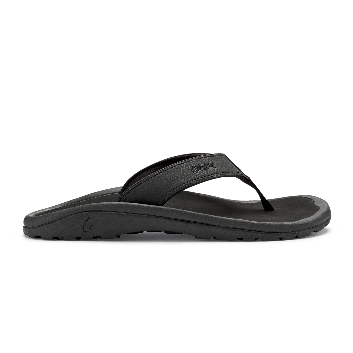 OluKai ‘Ohana Men's Best Selling Beach Sandals - Black