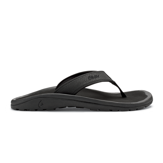 OluKai ‘Ohana Men's Best Selling Beach Sandals - Black