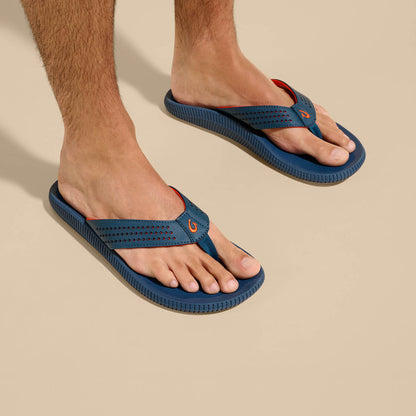 OluKai Ulele Men's Water-Ready Beach Sandals - Lagoon