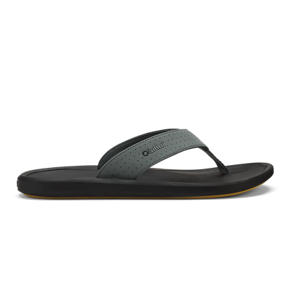 OluKai Ki‘i Men’s Water Ready Beach Sandals - Rock / Lava Rock