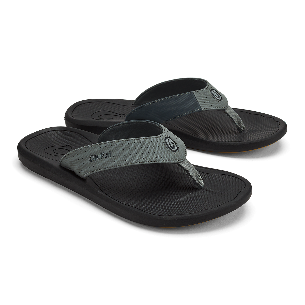 OluKai Ki‘i Men’s Water Ready Beach Sandals - Rock / Lava Rock
