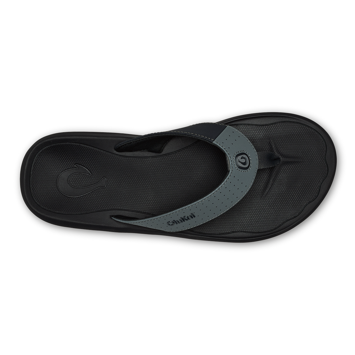 OluKai Ki‘i Men’s Water Ready Beach Sandals - Rock / Lava Rock