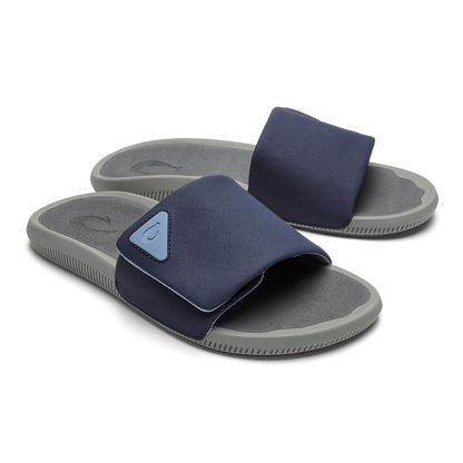 OluKai Ulele Slide - Blue Depth / Charcoal