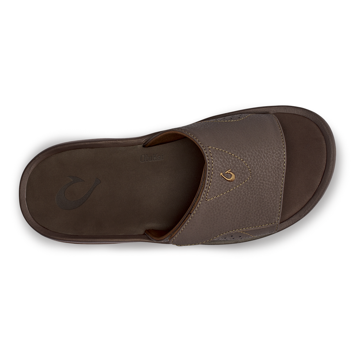 OluKai Nalu Slide Men's Beach Slide Sandals - Dark Java