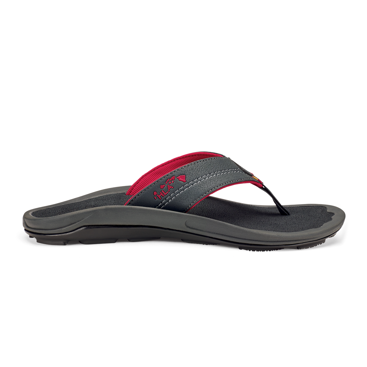 OluKai Kīpī Men’s Comfortable Beach Sandals - Dark Shadow