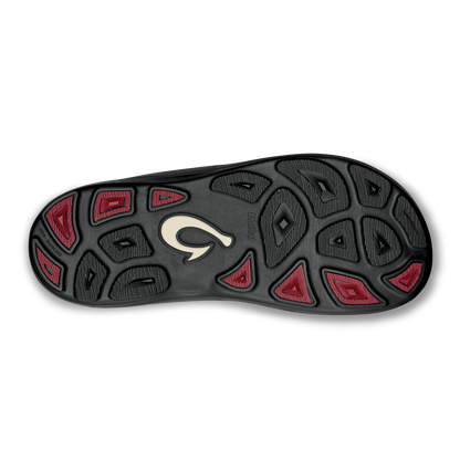 OluKai Kīpī Men’s Comfortable Beach Sandals - Dark Shadow