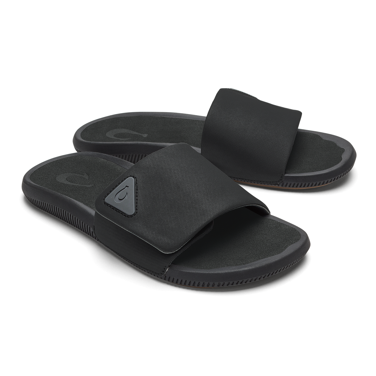 OluKai Ulele Slide - Lava Rock / Lava Rock