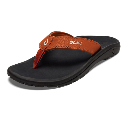 OluKai ‘Ohana Men's Best Selling Beach Sandals - Dirt / Lava Rock