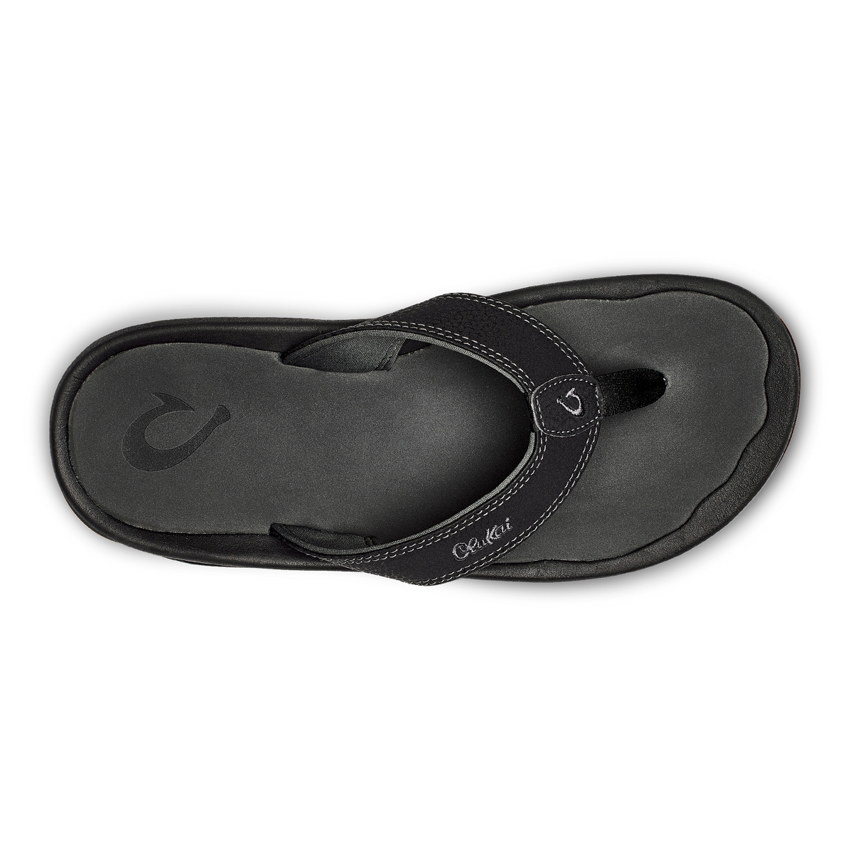OluKai OluKai ‘Ohana - Black / Dark Shadow | Men's Beach Sandals