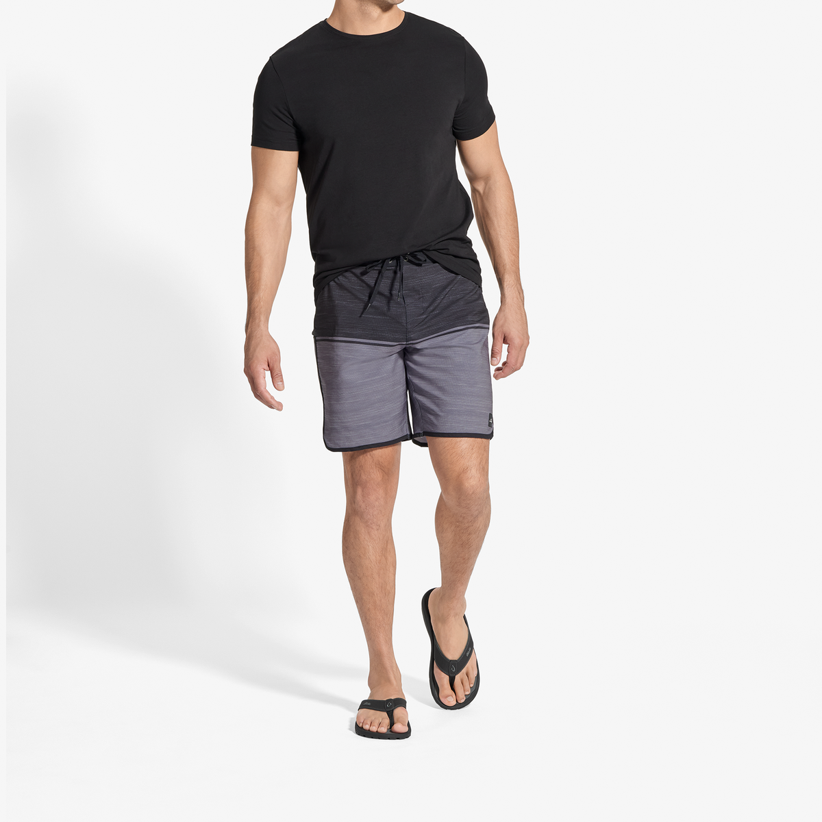 OluKai OluKai ‘Ohana - Black / Dark Shadow | Men's Beach Sandals