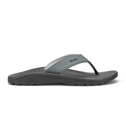 OluKai ‘Ohana Men's Best Selling Beach Sandals - Ash / Rock