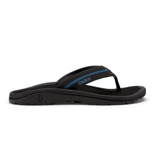 OluKai ʻOhana Pālua - Black / Slate Blue