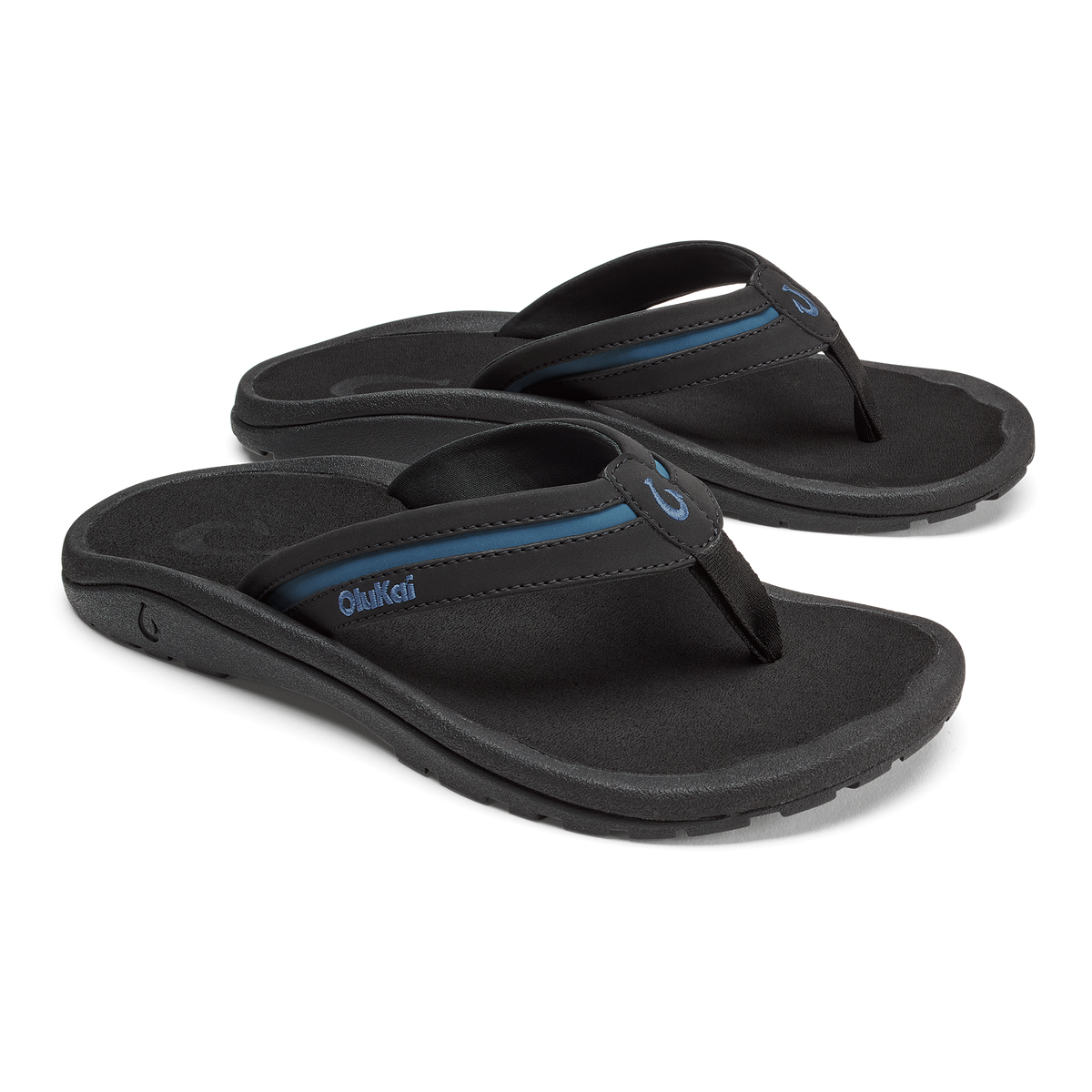 OluKai ʻOhana Pālua - Black / Slate Blue