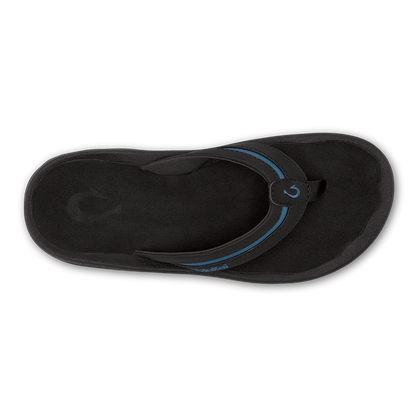 OluKai ʻOhana Pālua - Black / Slate Blue