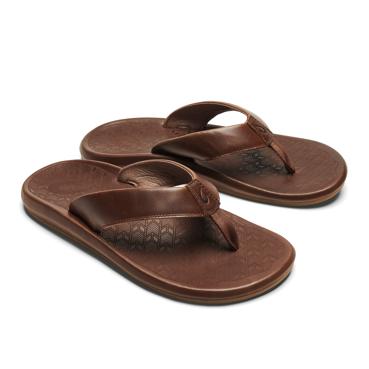 OluKai ‘Ilikai Men‘s Leather Sandals - Toffee
