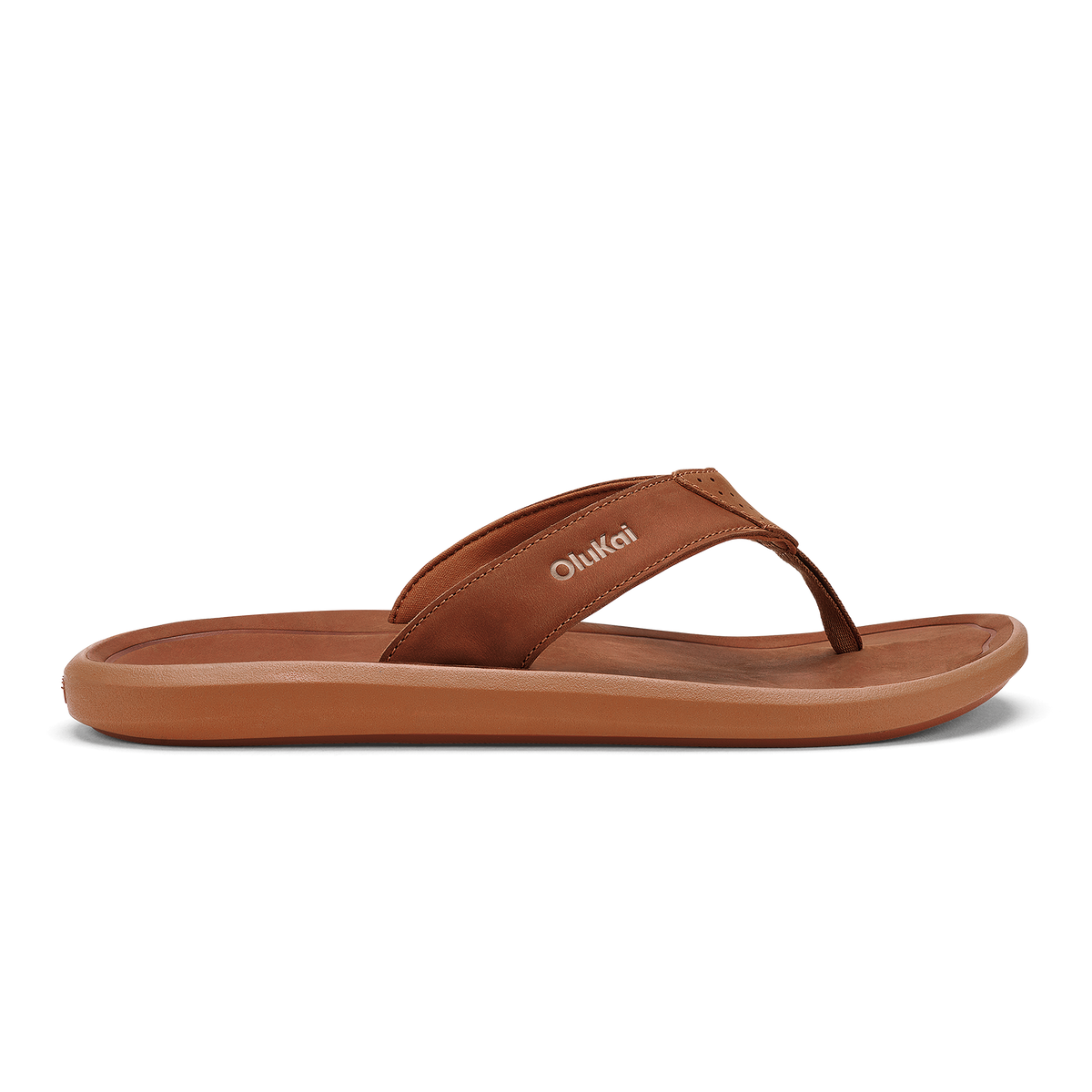 OluKai Pili Men’s Waterproof Leather Sandals - Fox