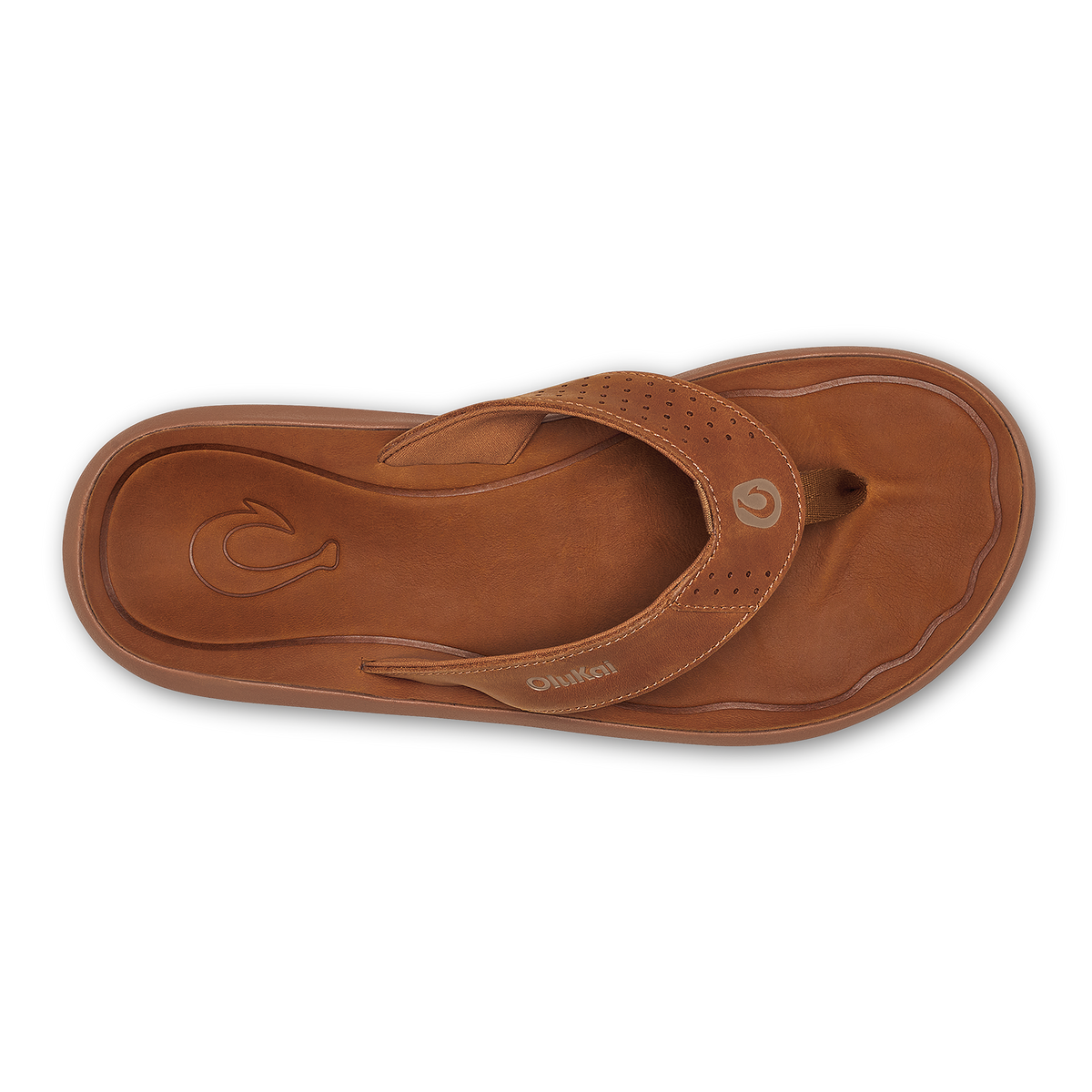 OluKai Pili Men’s Waterproof Leather Sandals - Fox