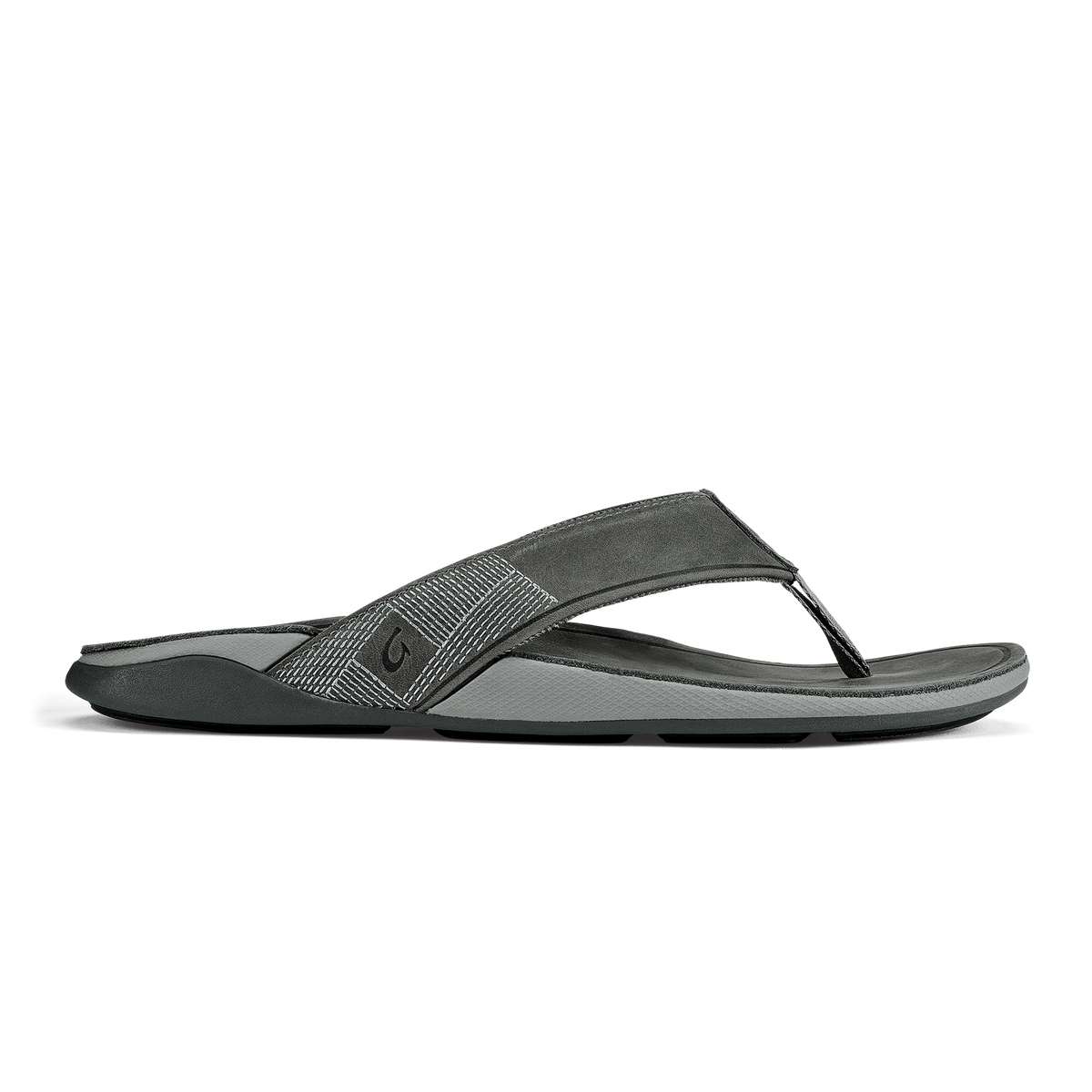 OluKai Tuahine Men's Waterproof Leather Beach Sandals - Lagoon