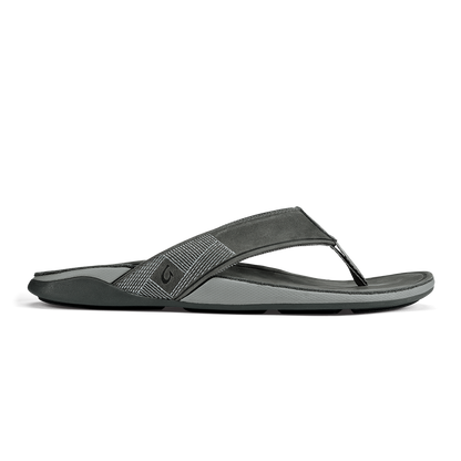 OluKai Tuahine Men's Waterproof Leather Beach Sandals - Lagoon