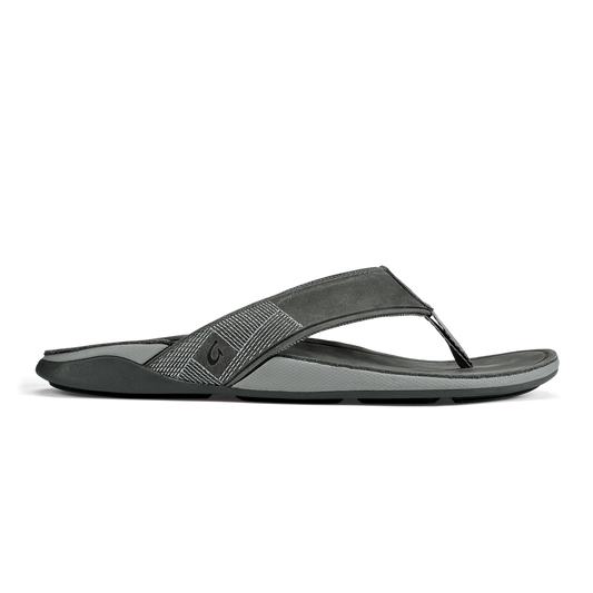 OluKai Tuahine Men's Waterproof Leather Beach Sandals - Lagoon