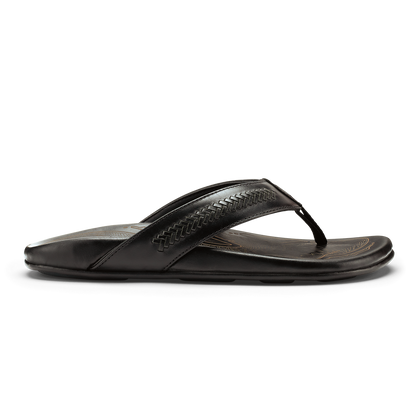 OluKai Mea Ola Mano - Black / Dk Shadow