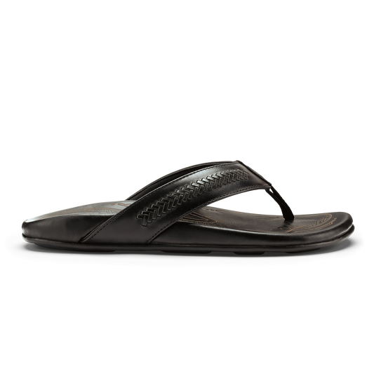 OluKai Mea Ola Mano - Black / Dk Shadow