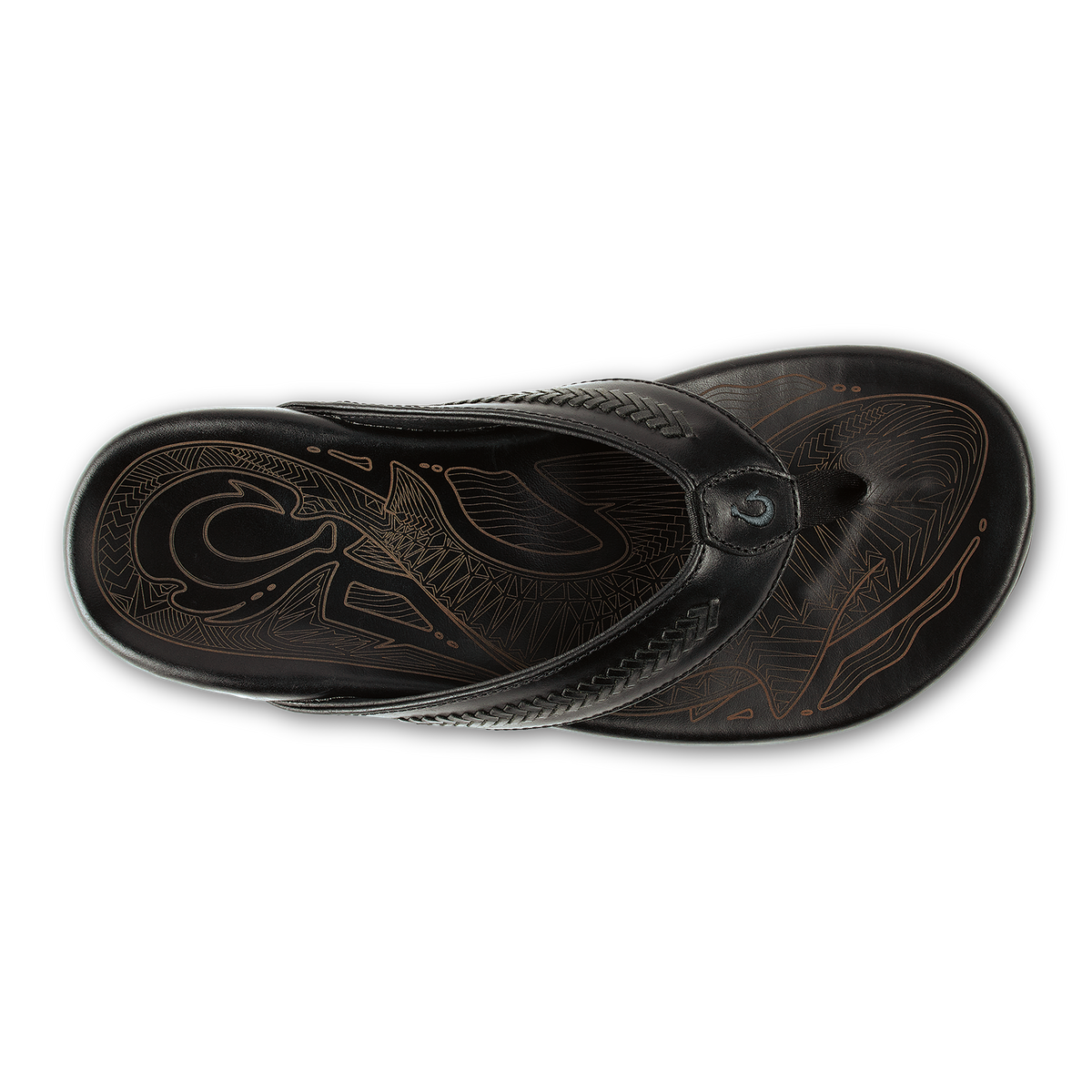 OluKai Mea Ola Mano - Black / Dk Shadow
