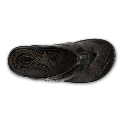 OluKai Mea Ola Mano - Black / Dk Shadow