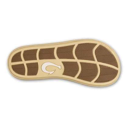 OluKai Pili Men’s Waterproof Leather Sandals - Toasted Coconut / Tan