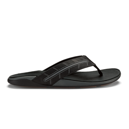 OluKai Tuahine Palm - Lava Rock / Dk Shadow