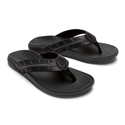 OluKai Tuahine Palm - Lava Rock / Dk Shadow