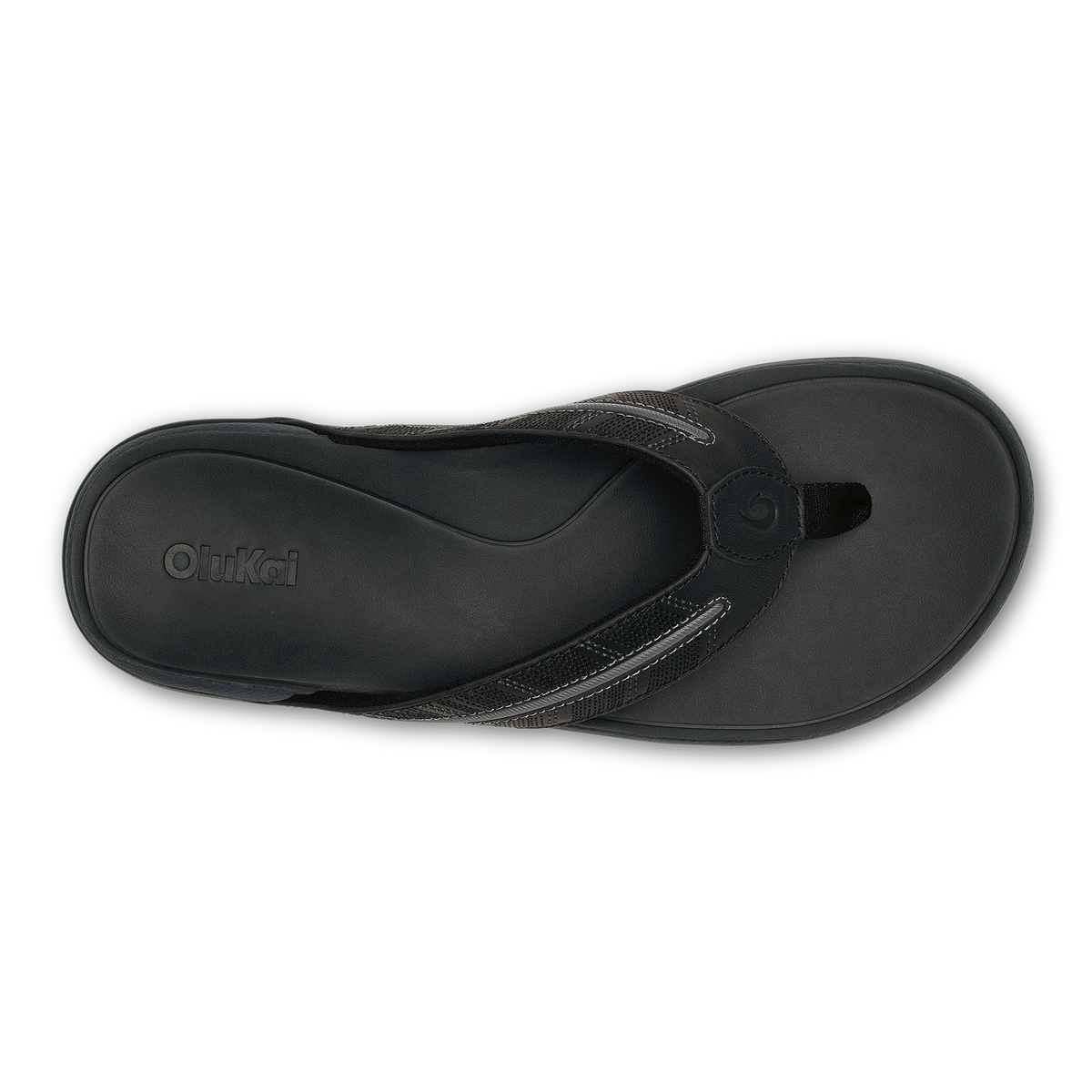 OluKai Tuahine Palm - Lava Rock / Dk Shadow