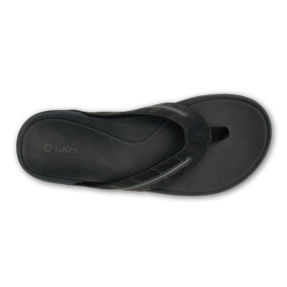 OluKai Tuahine Palm - Lava Rock / Dk Shadow