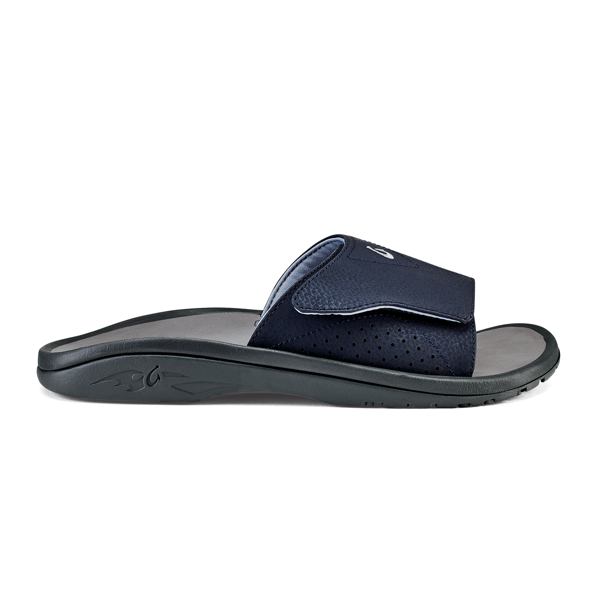 OluKai OluKai Nalu Slide - Trench Blue / Charcoal | Men's Sandals