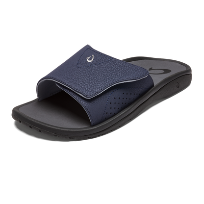 OluKai OluKai Nalu Slide - Trench Blue / Charcoal | Men's Sandals