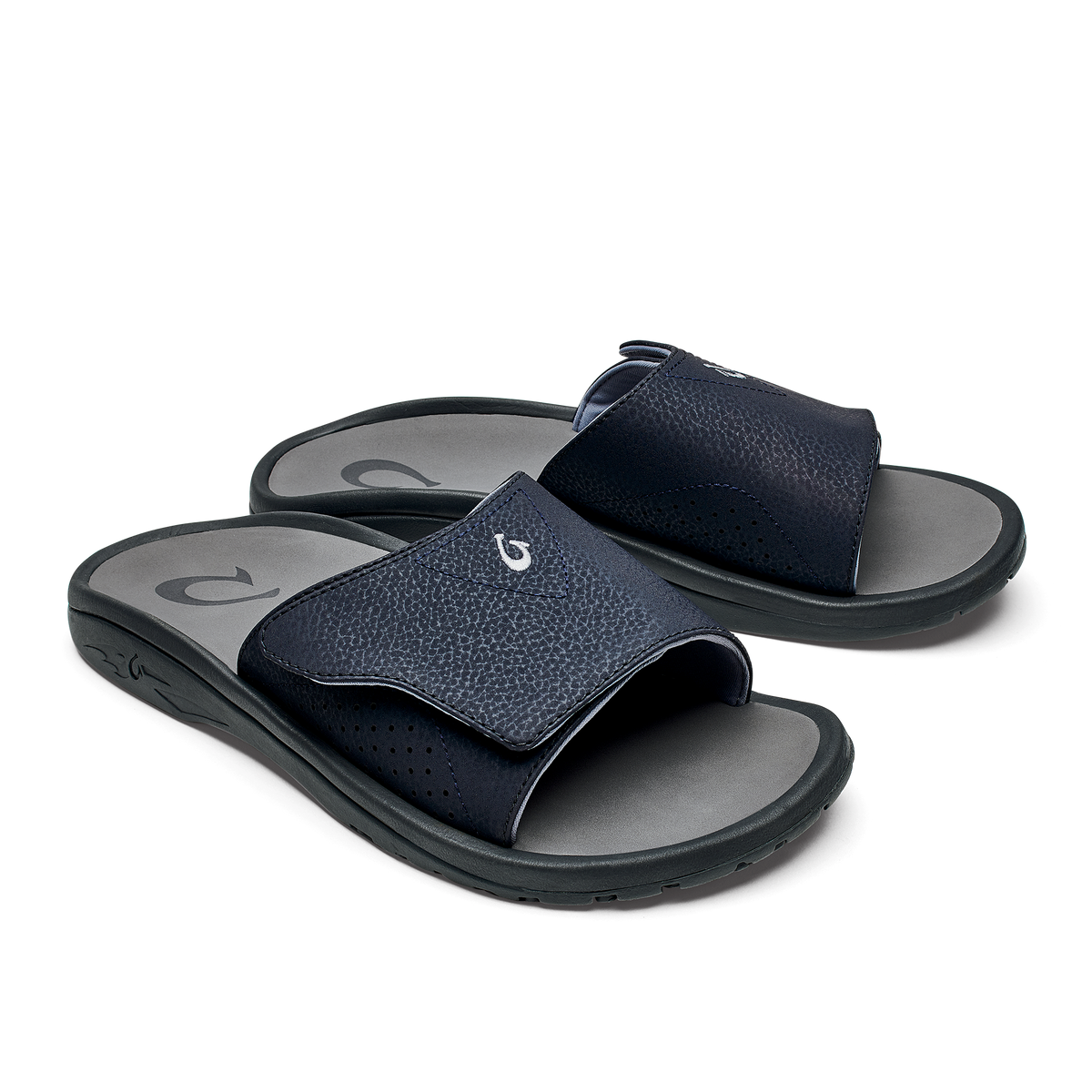 OluKai OluKai Nalu Slide - Trench Blue / Charcoal | Men's Sandals