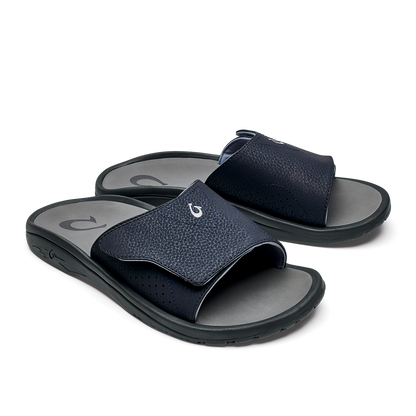 OluKai OluKai Nalu Slide - Trench Blue / Charcoal | Men's Sandals