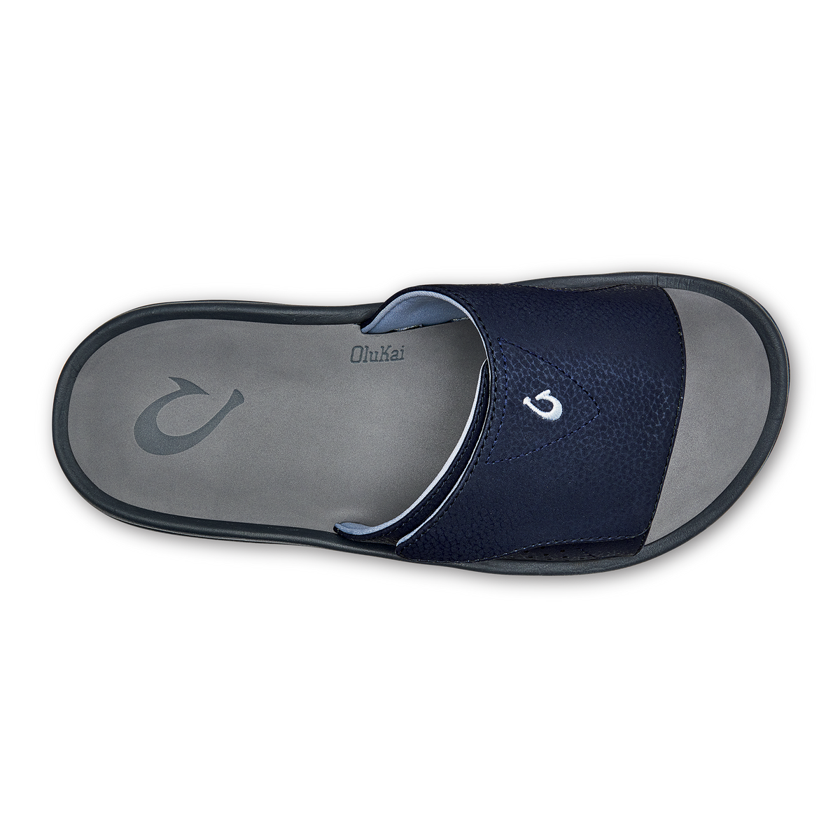 OluKai OluKai Nalu Slide - Trench Blue / Charcoal | Men's Sandals
