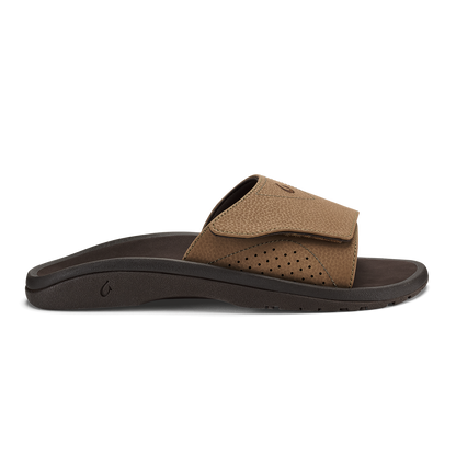 OluKai Nalu Slide - Tan / Dk Java