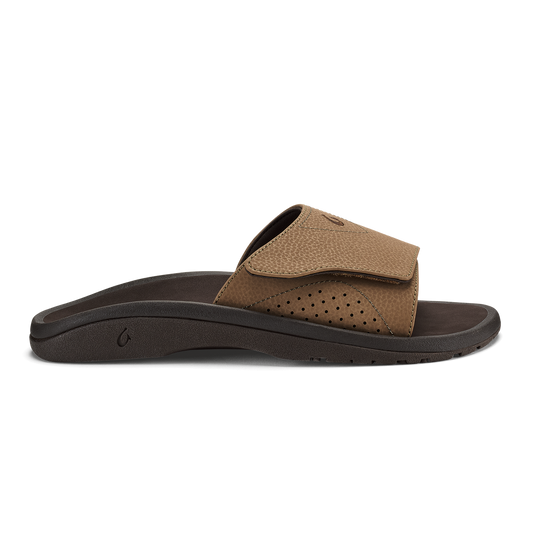 OluKai Nalu Slide - Tan / Dk Java