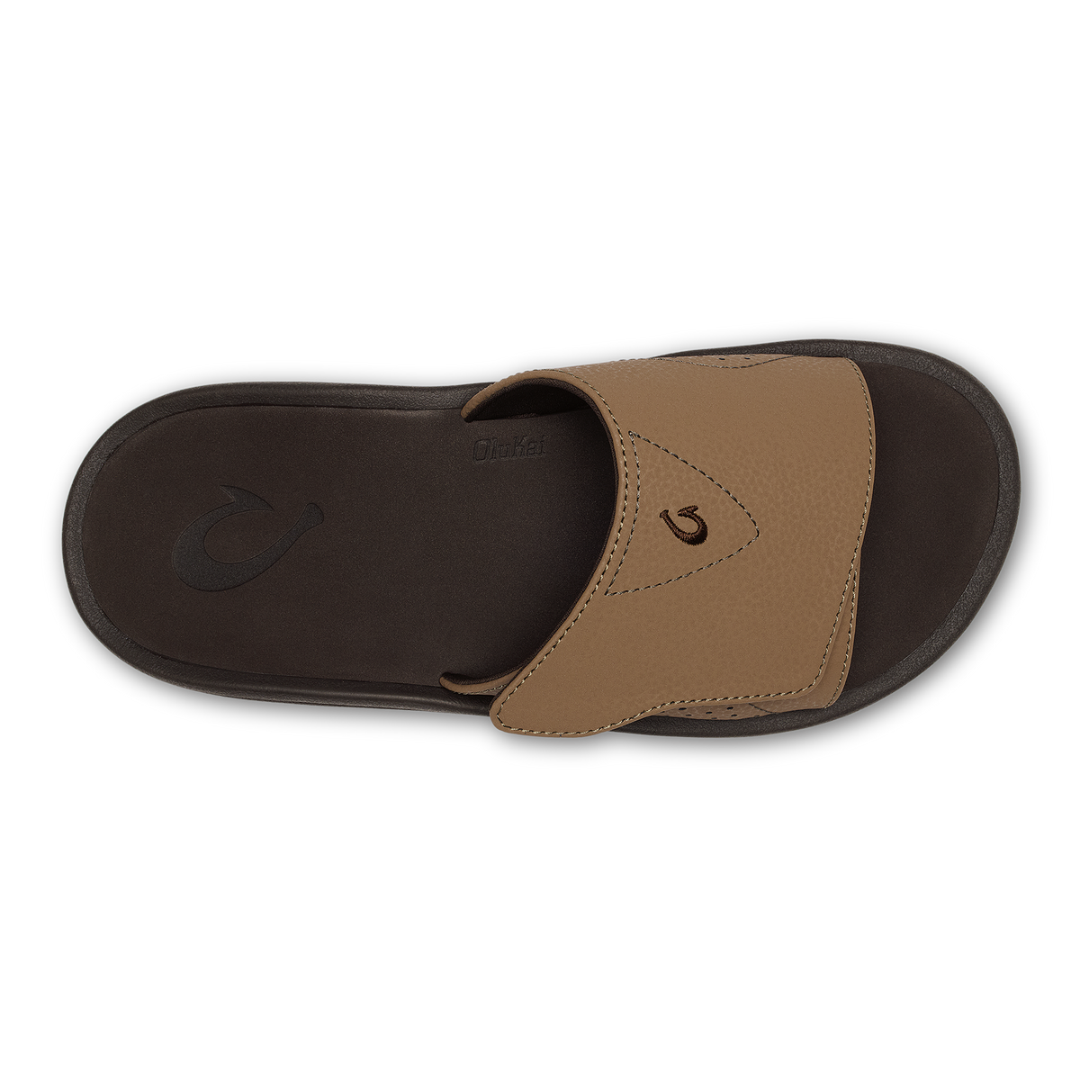 OluKai Nalu Slide - Tan / Dk Java